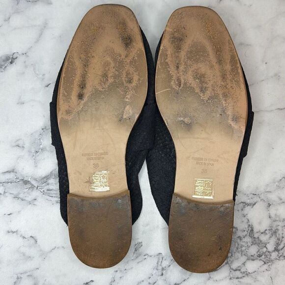 Free People At Ease Black Loafer Mule 38 8 - Picture 6 of 6